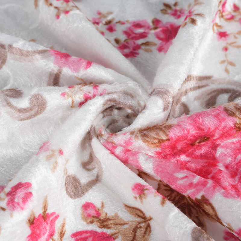 Printed Brushed Short-Haired Soft Fabric 287