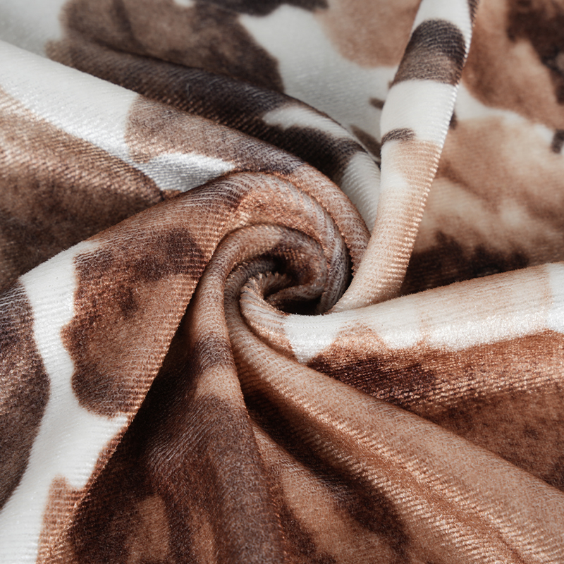 Printed Korean Velvet Fabric 292