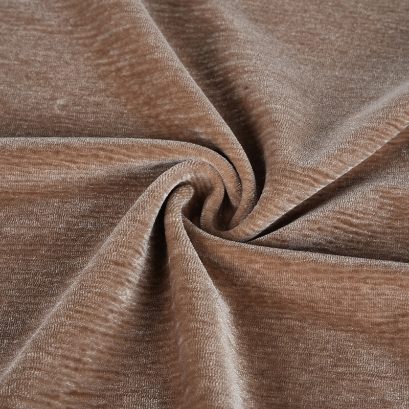 Bark Wrinkled Korean Velvet Outdoor Fabric 634
